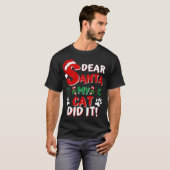 Funny Cat Weihnachtsfest Shirt Sehr geehrter Herr (Vorne ganz)