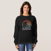 Funny Cat Well Behaved Cats Niedlich Cats Sweatshirt (Vorne ganz)