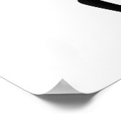 Funny Cat What Black Cat Pushing Christmas Tree T- Poster (Ecke)