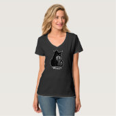 Funny Cat What T Shirt Raglan (Vorderseite Vollansicht)
