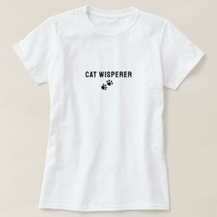 Funny Cat Whisperer Shirt - Novelty Cat Spaß T-Shi