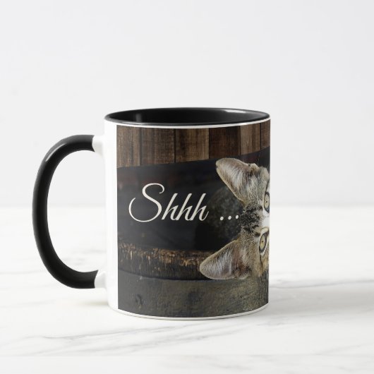 Funny Cat Wine Coffee Mug Tasse (Links)