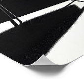 Funny cat with telescope poster (Ecke)