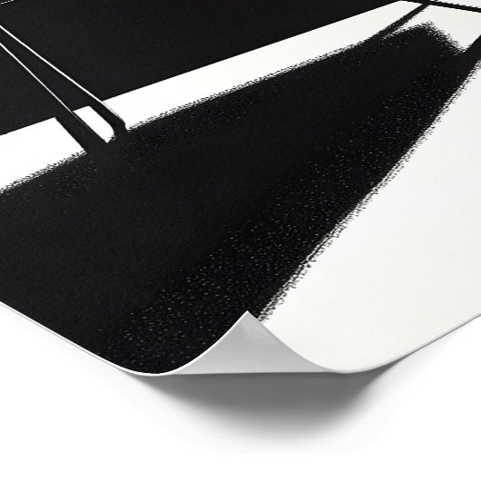 Funny cat with telescope poster (Ecke)