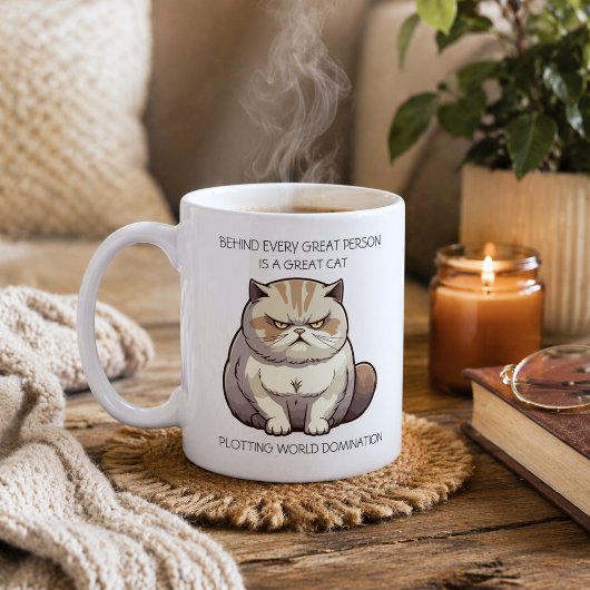 Funny Cat World Dominanz Kaffeetasse