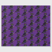Funny Cat Wrapping Paper Geschenkpapier (Flach)
