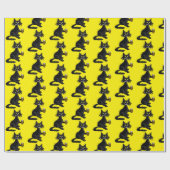 Funny Cat Wrapping Paper Geschenkpapier (Flach)