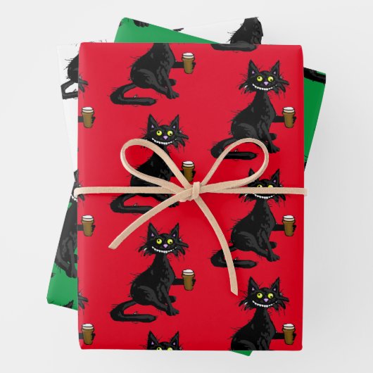 Funny Cat Wrapping Paper Kit Geschenkpapier Set (Beispiel)