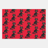 Funny Cat Wrapping Paper Kit Geschenkpapier Set (Vorderseite)