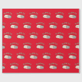 Funny Cat Wrapping Paper - PURRITO Geschenkpapier (Flach)