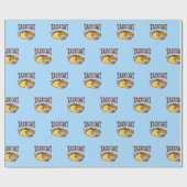 Funny Cat Wrapping Paper - TACO CAT Geschenkpapier (Flach)