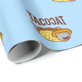 Funny Cat Wrapping Paper - TACO CAT Geschenkpapier (Rolleneckpunkt)
