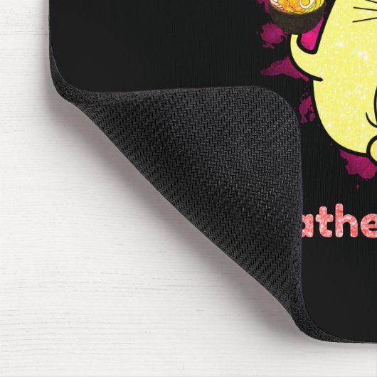 Funny Cat Yoga Mousepad (Ecke)