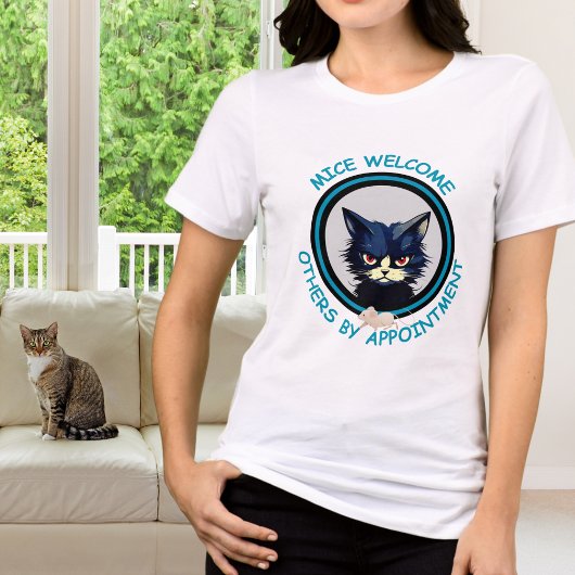 Funny Cat Zitat für ihn Tri-Blend Shirt