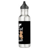 Funny Cat Zitat Geschenk Kitten Cat Mama Cat Vater Edelstahlflasche (Rechts)