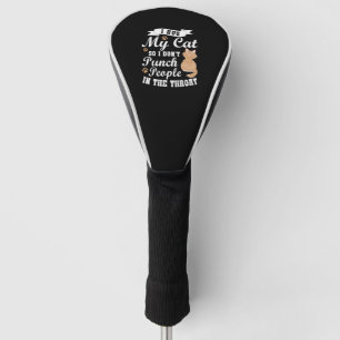 Funny Cat Zitat Geschenk Kitten Cat Mama Cat Vater Golf Headcover