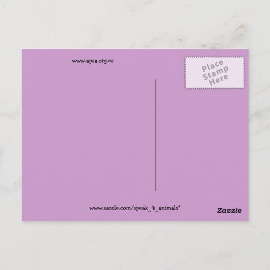 Funny Cat Zitat Niedlich anpassbare Wohltätigkeit Postkarte (Rückseite)