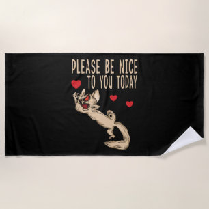 Funny Cat Zitat Tomcat schönes Design Strandtuch