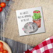 Funny Cat Zulassung Gäste Fliese