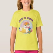 Funny Cat Zurück zur Schule T-Shirt (Vorderseite)
