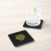 Funny Cata Bus Joke Getränkeuntersetzer (Rechte Seite)