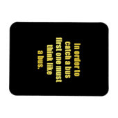 Funny Cata Bus Joke Magnet (Horizontal)