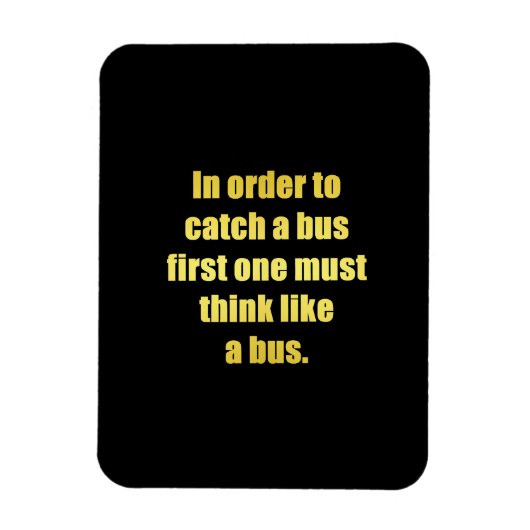Funny Cata Bus Joke Magnet (Vertikal)