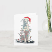 Funny Catahoula Leopard Dog Christmas Graphics Lig Karte (Vorderseite)