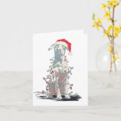 Funny Catahoula Leopard Dog Christmas Graphics Lig Karte (Gelbe Blume)