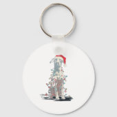 Funny Catahoula Leopard Dog Christmas Graphics Lig Schlüsselanhänger (Vorderseite)