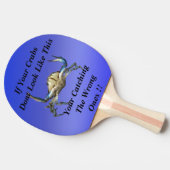 Funny Catching Crabs Design, Tischtennis Schläger (Seitenansicht)