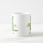 Funny Catcus Zeichnend Kaktus Kaffeetasse (Mittel)