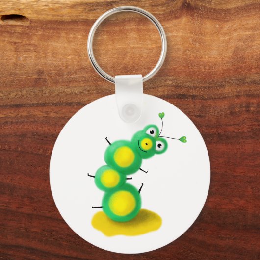 Funny caterpillar schlüsselanhänger (Vorderseite)