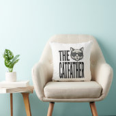Funny Catfather Vintage Cat Quote Graphic Shirt_1 Kissen (Stuhl )