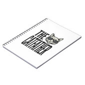 Funny Catfather Vintage Cat Quote Graphic Shirt_1 Notizblock (Linke Seite)