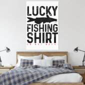 Funny Catfish Fisherman Gift Lucky Char Leinwanddruck (Insitu (Schlafzimmer))