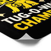 Funny Catnip Tug-o-war Gewinner für Feline Fans Poster (Ecke)
