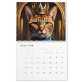 Funny Cats als Royalty Calendar verkleidet Kalender (Jan 2026)