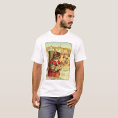 Funny Cats at Beach - Louis Wain T-Shirt (Vorne ganz)
