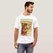 Funny Cats at Beach - Louis Wain T-Shirt (Vorne ganz)
