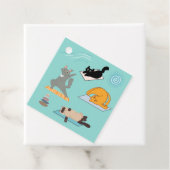 Funny Cats at Yoga Birthday Gift Geschenkanhänger (Beispiel)