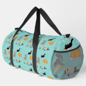 Funny Cats at Yoga Duffle Bag (Rechte Ecke)