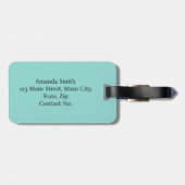 Funny Cats at Yoga Gepäckanhänger (Rückseite horizontal)