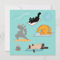 Funny Cats at Yoga
