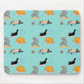 Funny Cats at Yoga Mousepad (Vorne)