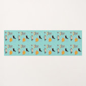 Funny Cats at Yoga Yogamatte (Rückseite (Horizontal))