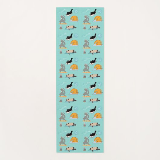 Funny Cats at Yoga Yogamatte (Vorderseite)