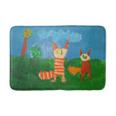 Funny Cats Badematte (Vorderseite)