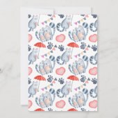 Funny Cats Bridal Dusche Einladung Purffats Liebe (Rückseite)