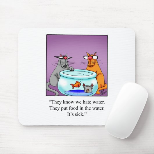 Funny Cats Cartoon Geschenk! Mousepad (Mit Mouse)